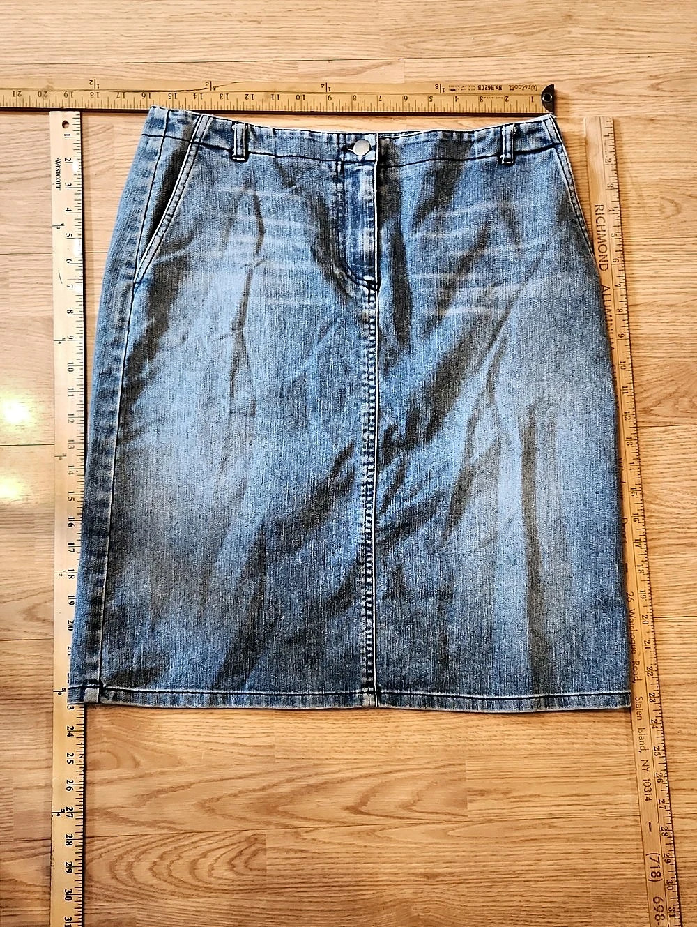 Michael Kors Denim Mini Skirt Size 10